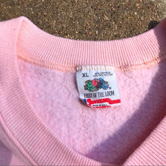 Light Pink Fruit of the Loom MAINE Crewneck - XL - Picture 3 of 4